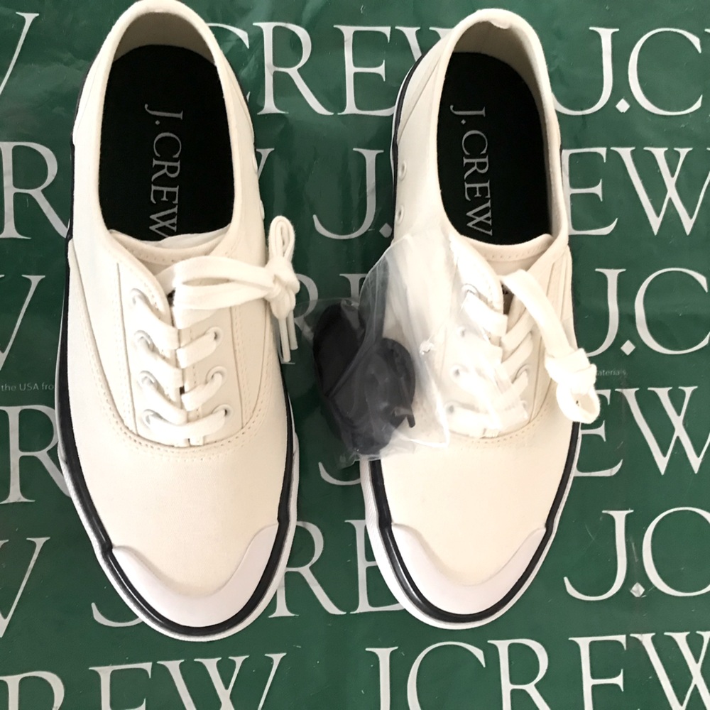 NWT JCrew Women’s Canvas deck Shoes